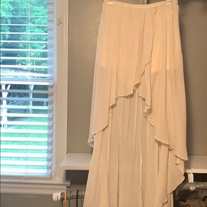 High low skirt